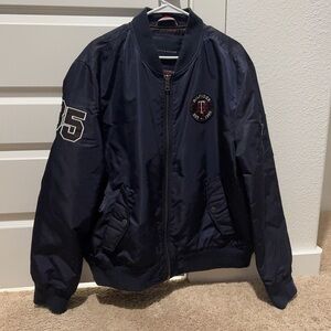 Tommy Hilfiger Men’s Navy Bomber Jacket